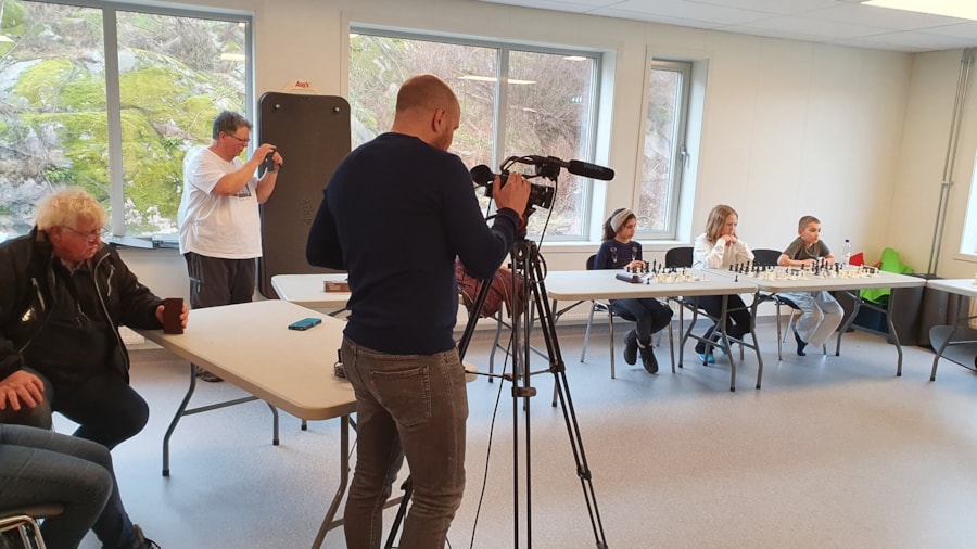 Hurum Sjakklubb filming